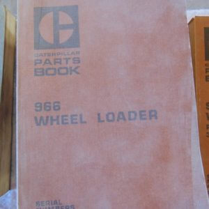 Caterpillar 966 Wheel Loader Parts Manual 42J1 to 42J3565