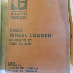 Caterpillar 966C Wheel loader Parts Manual 42J8498