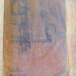 Caterpillar 966C Wheel Loader Parts Manual 76J6389 30K1625