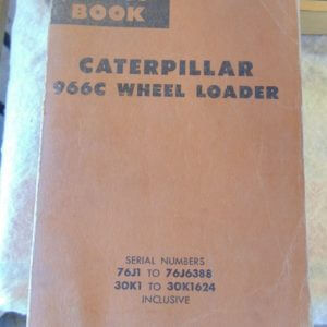 Caterpillar 966C Wheel Loader Parts Manual 76J1 to 76J6388 30K1 to 30K1624