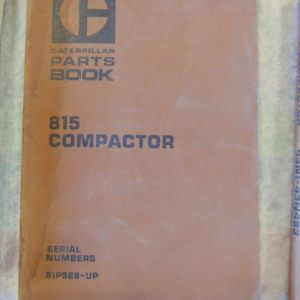 Caterpillar 815 Compactor Parts Manual 91P528