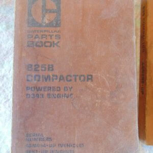 Caterpillar 825B Compactor Parts Manual 43N494