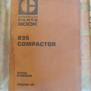 Caterpillar 835 Compactor Parts Manual 44N299