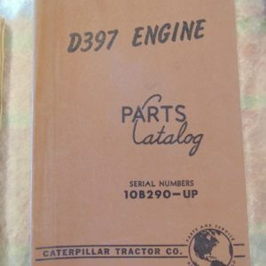 Caterpillar D397 Engine Parts Manual 10B290