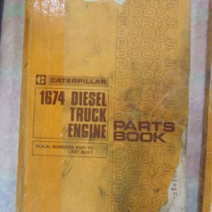 Caterpillar 1674 Diesel Truck Engine Parts Manual 94B1