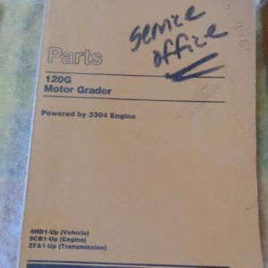 Caterpillar 120G Motor Grader Parts Manual 4HD1