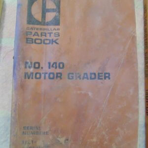 Caterpillar 140 Motor Grader Parts Manual 11R1 24R1