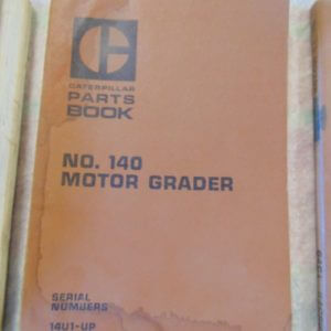 Caterpillar 140 Motor Grader Parts Manual 14U1