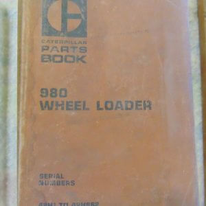 Caterpillar 980 Wheel Loader Parts Manual 42H1 to 42H862