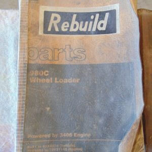 Caterpillar 980C Wheel Loader Parts Manual 63X1 to 63X6574