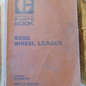 Caterpillar 980B Wheel Loader Parts Manual 89P1 to 89P2167