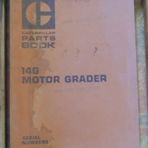 Caterpillar 14G Motor Grader Parts Manual 96U1