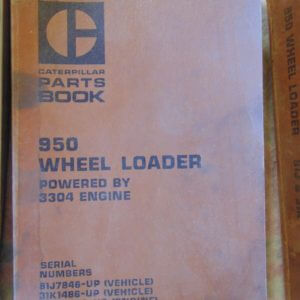 Caterpillar 950 Wheel Loader Parts Manual 81J7846 31K1486