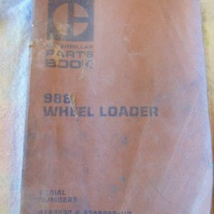 Caterpillar 988 Wheel Loader Parts Manual 87A6832 87A6868