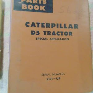 Caterpillar D5 Tractor Special Application Parts Manual 21J1