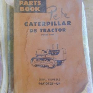 Caterpillar D8 Tractor Powershift Parts Manual 46A10725