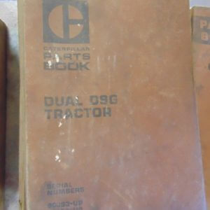 Caterpillar Dual D9 Tractor Parts Manual 90J93 91J93