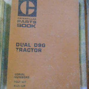 Caterpillar Dual D9G Tractor Parts Manual 90J1