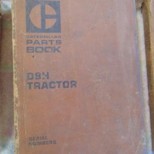 Caterpillar D9H Tractor Parts Manual 90V1 to 90V4939