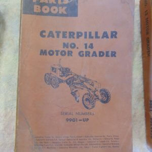 Caterpillar 14 Motor Grader Parts Manual 99G1