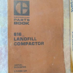 Caterpillar 816 Landfill Compactor Parts Manual 57U198