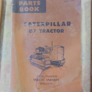 Caterpillar D7 Tractor Parts Manual 17A1 to 17A11878