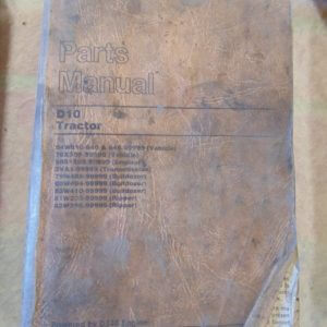Caterpillar D10 Tractor Parts Manual 84W610 to 640 646-99999