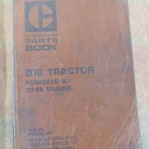 Caterpillar D10 Tractor Parts Manual 84W1 76X1
