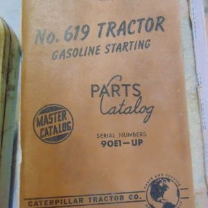 Caterpillar 619 Tractor Gas Starting Parts Manual 90E1