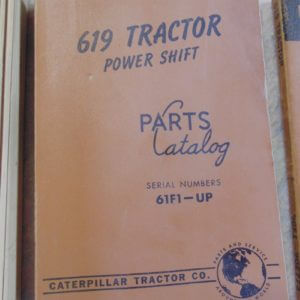 Caterpillar 619 Tractor Power Shift Parts Manual 61F1