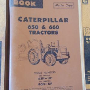 Caterpillar 650 660 Tractor Parts Manual 63F1 90F1