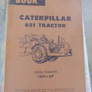 Caterpillar 631 Tractor Parts Manual 13G1