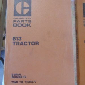 Caterpillar 613 Tractor Parts Manual 71M1 to 71M1377