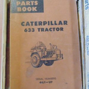 Caterpillar 633 Tractor Parts Manual 44J1