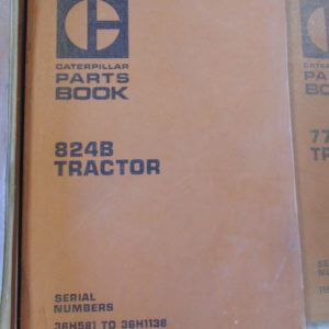 Caterpillar 824B Tractor Part Manual 36H581 36H1138