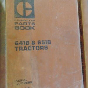 Caterpillar 641B 651B Tractors Parts Manual 65K1 67K1