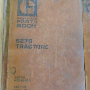 Caterpillar 627B Tractors Parts Manual 14S1 15S1