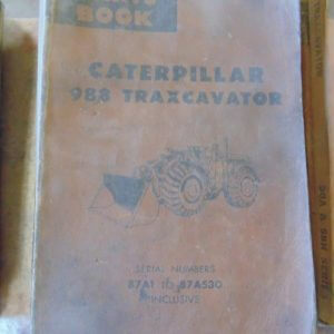 Caterpillar 988 Traxcavator Parts Manual 87A1 87A530