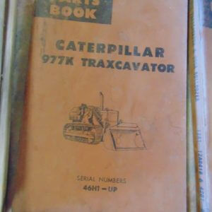 Caterpillar 977K Traxcavator Parts Manual 46H1