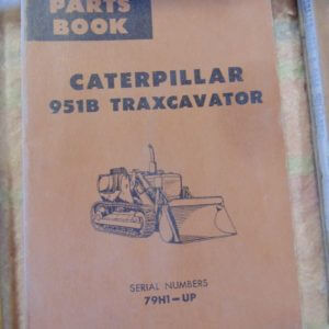 Caterpillar 951B Traxcavator Parts Manual 60A1 42D329