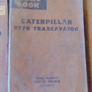 Caterpillar 977K Traxcavator Parts Manual 11K1 to 11K3918