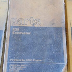 Caterpillar 235 Excavator Parts Manual 32K2679 32K2734