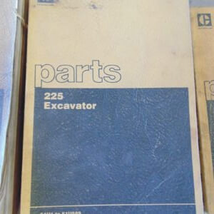 Caterpillar 225 Excavator Parts Manual 51U1 to 51U589
