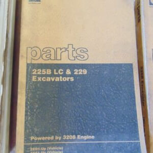 Caterpillar 225B LC 229 Excavator Parts Manual 2ZD1 1GF1 3208