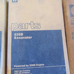 Caterpillar 235B Excavator Parts Manual 7WC1 1FD1