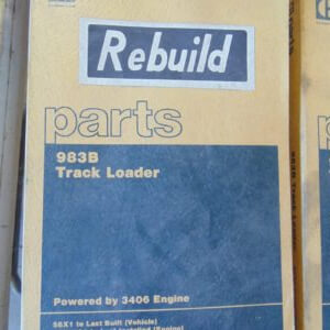 Caterpillar 983B Track Loader Parts Manual 58X1 to last built