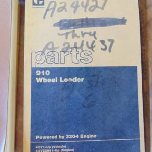 Caterpillar 910 Wheel Loader Parts Manual 40Y1