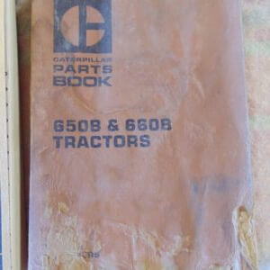 Caterpillar 650B 660B Tractor Parts Manual 58K1