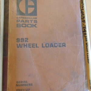 Caterpillar 992 Wheel Loader Parts Manual 25K1