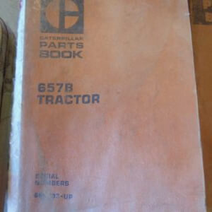 Caterpillar 657B Tractor Parts Manual 68K893+